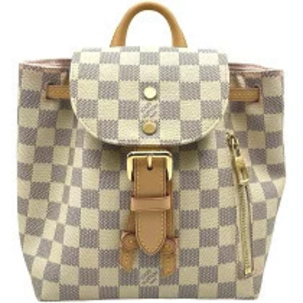 Louis Vuitton Speronne White Damier Azur White Backpack Daypack